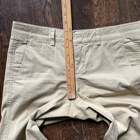 Vince Womens Classic Chino Stretch Khaki Mid Rise Pants-Size 6 - Picture 9 of 11
